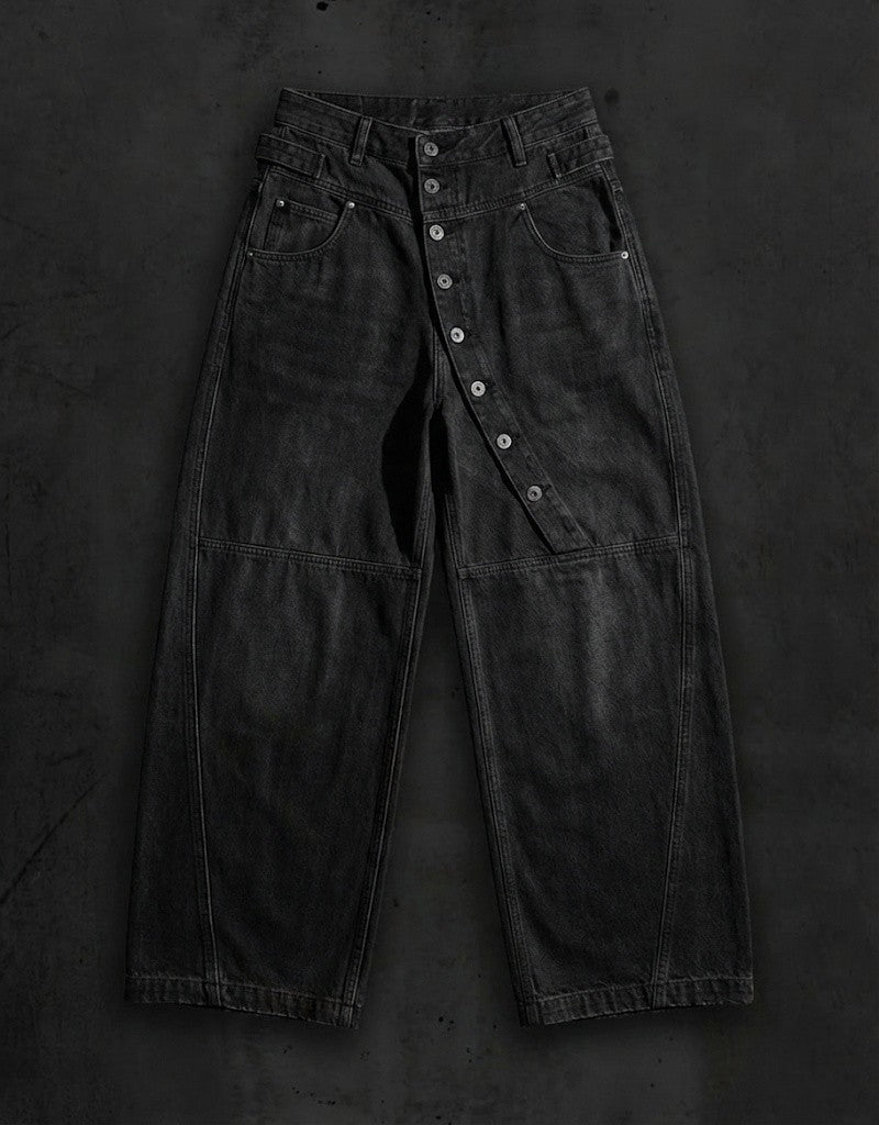 Demin "Curved" Jeans